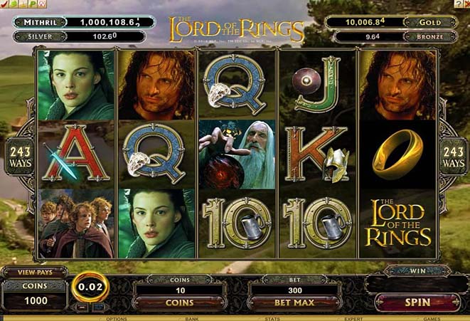 slot online the lord of the rings